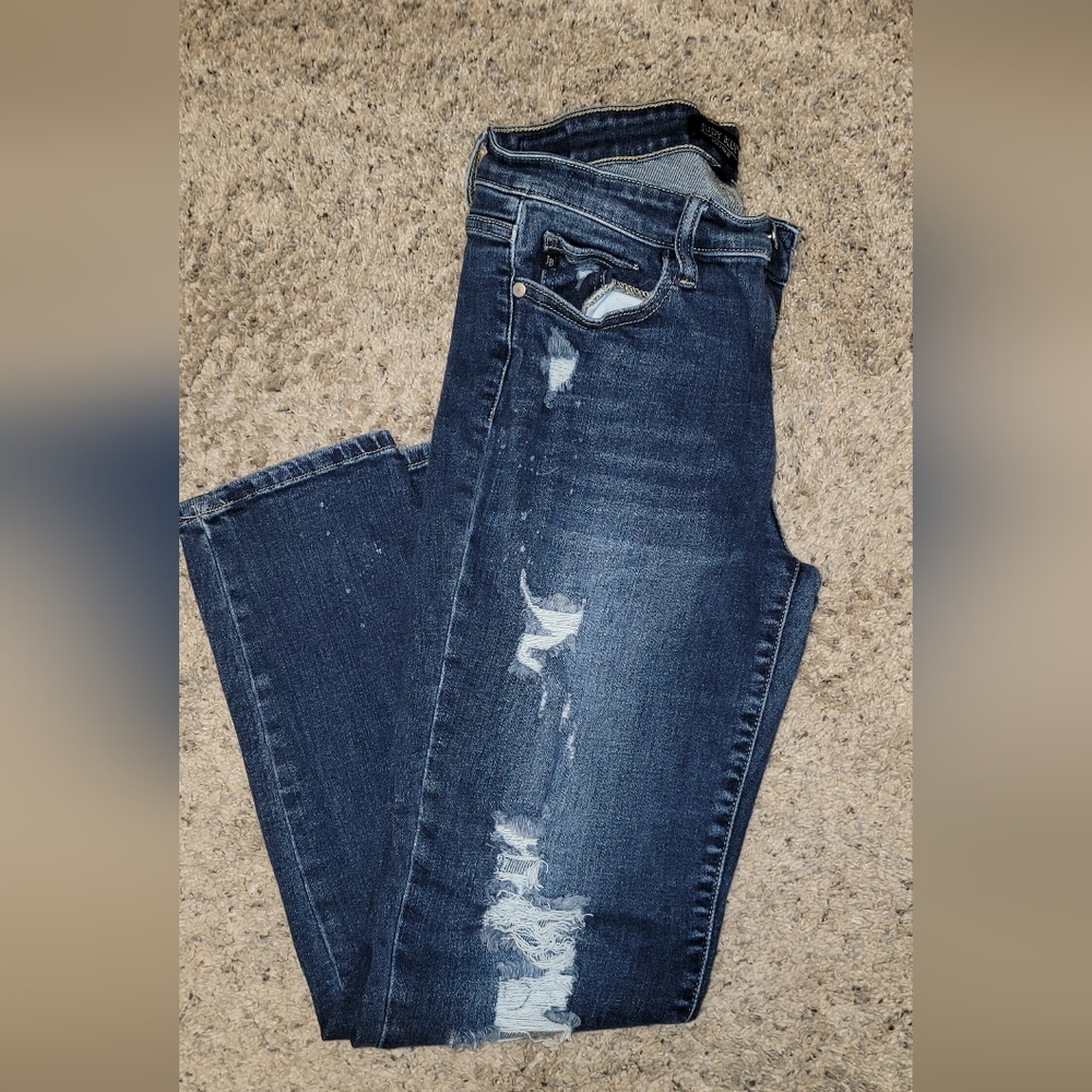 Judy Blue Bleach Splattered